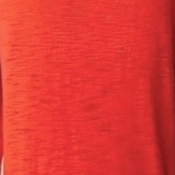 FOREVER 21 ORANGE COTTON SLUB KNIT 3/4 SLEEVE CARDIGAN SWEATER L - Picture 8 of 11